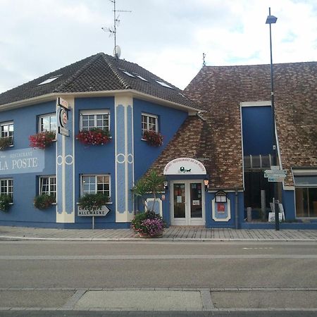 Hotel Restaurant De La Poste Mulhouse Ottmarsheim Bantzenheim Esterno foto