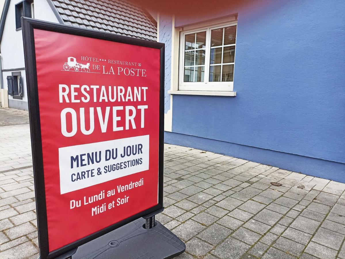 Hotel Restaurant De La Poste Mulhouse Ottmarsheim Bantzenheim Esterno foto