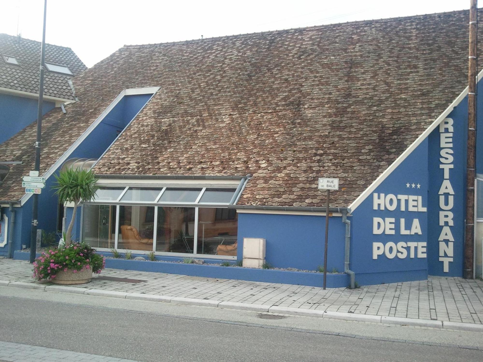 Hotel Restaurant De La Poste Mulhouse Ottmarsheim Bantzenheim Esterno foto
